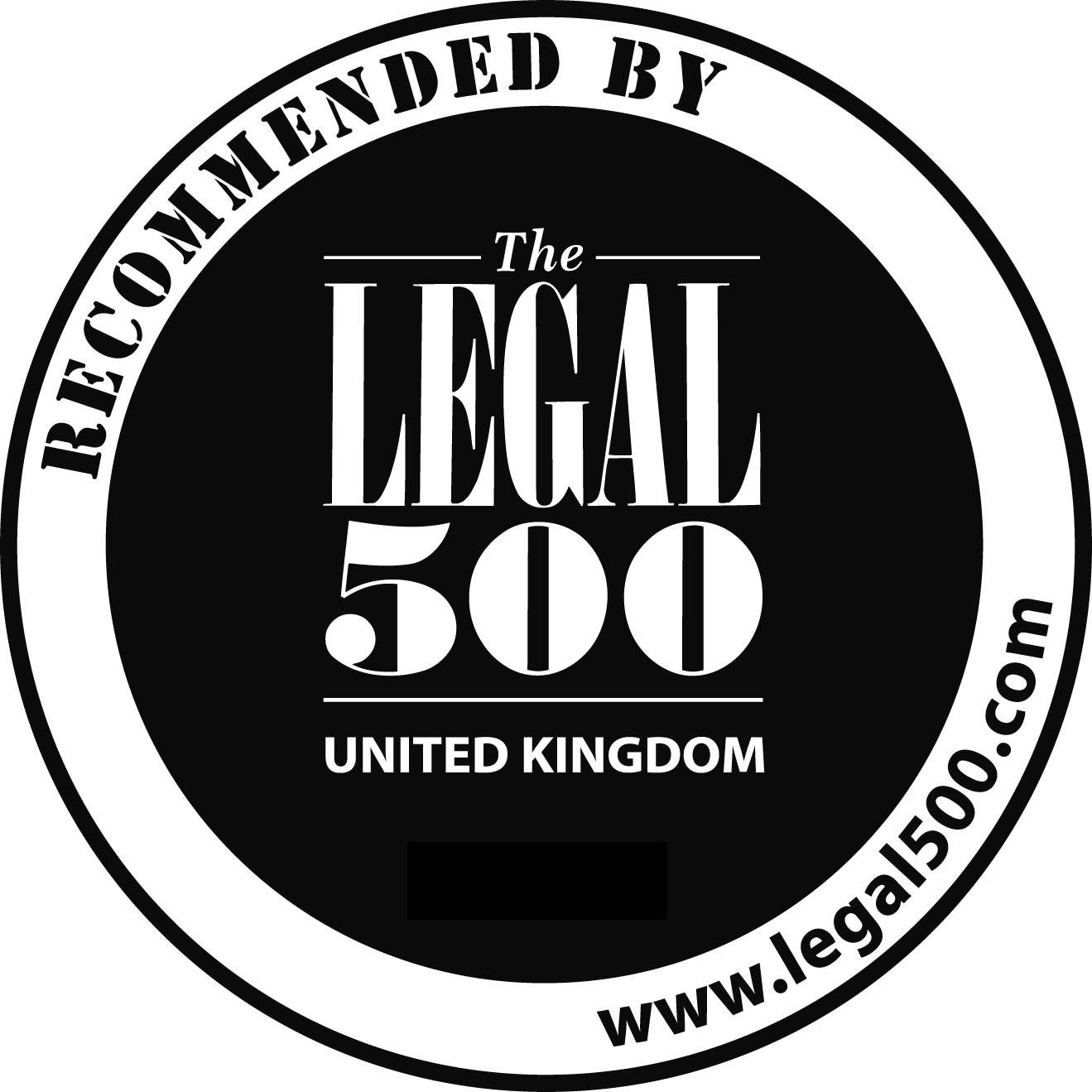 Rainscourt Family Law Solicitors recommended in “The Legal 500”